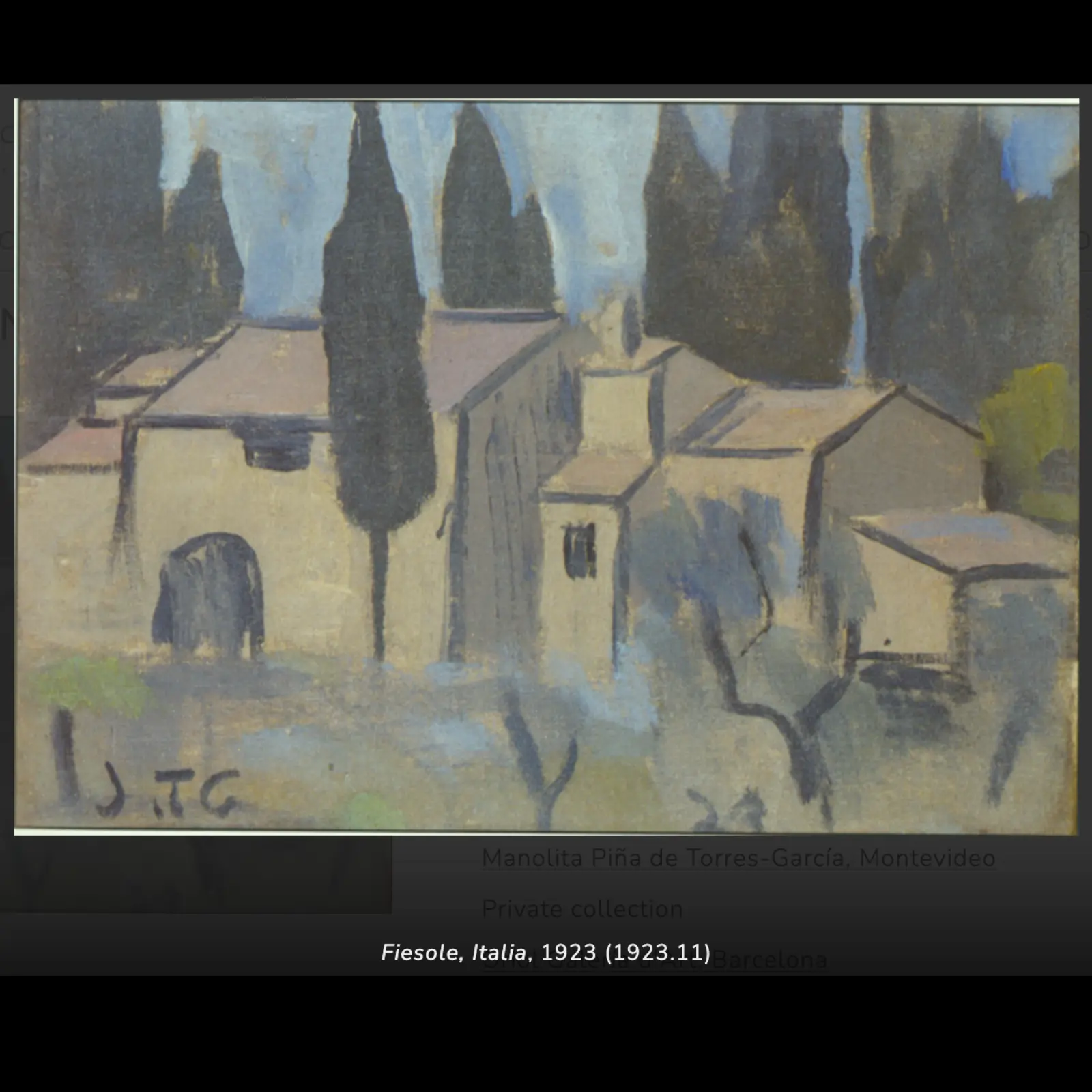 Fiesole, Italia, 1923
